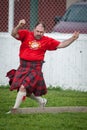 scottish highland games august Ã¢â¬â winnipeg mb canada manitoba association of celtic sports organized heavy during folklorama Royalty Free Stock Photo